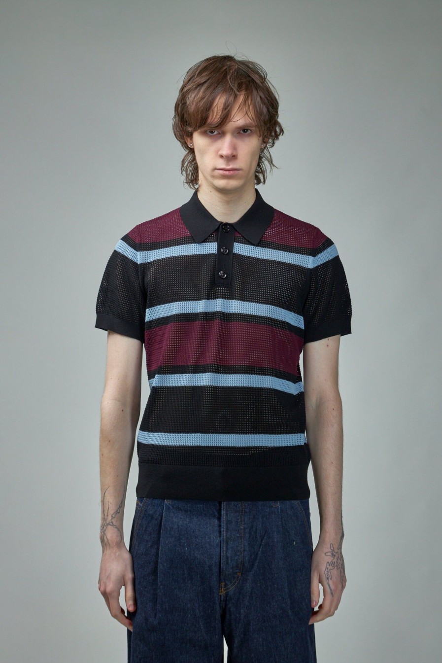 Polo | Dries Van Noten Mindo Stripe Polo