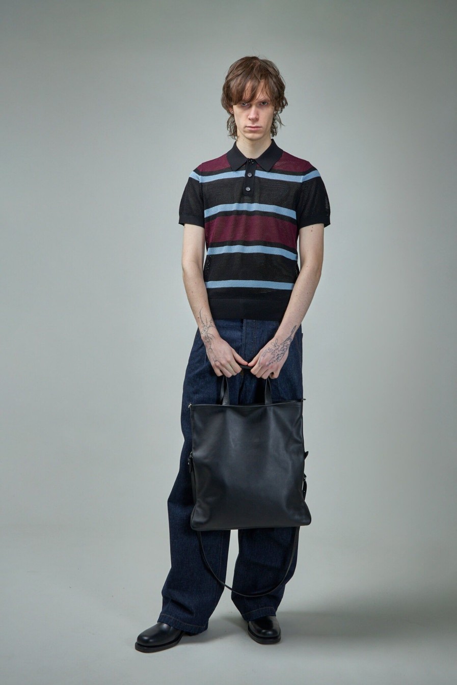 Polo | Dries Van Noten Mindo Stripe Polo