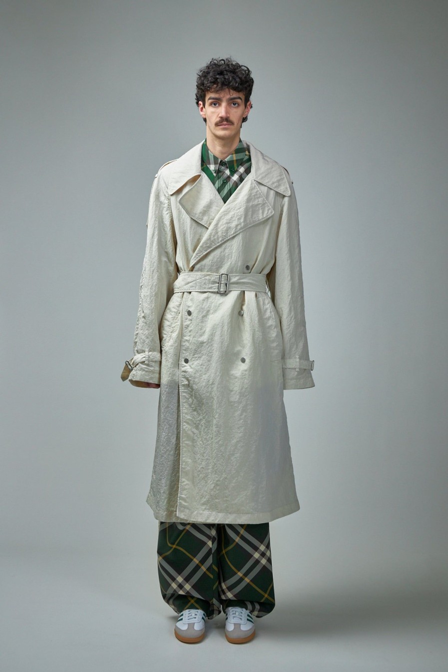 Trechcoats | Burberry Long Nylon Trench Coat