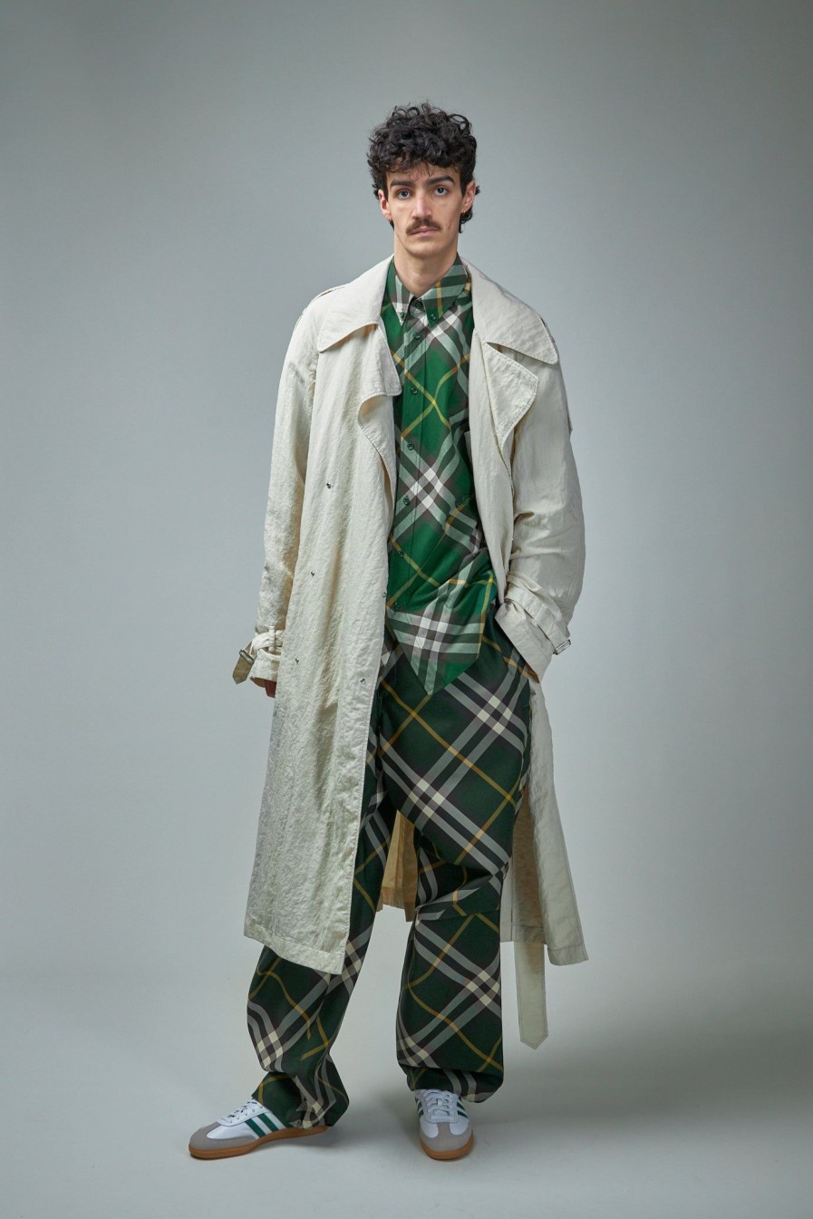 Trechcoats | Burberry Long Nylon Trench Coat