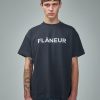 T-Shirts | FLÂNEUR Printed Logo T-Shirt