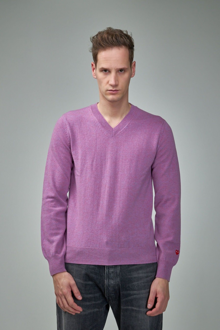 V-Halzen | PLAY Comme des Garçons Mens Knit