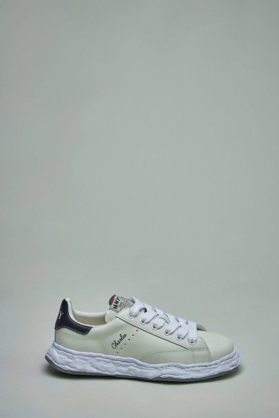 Lage Sneakers | Maison Mihara Yasuhiro Charles Leather Shoe Laced Low-Top Sneaker