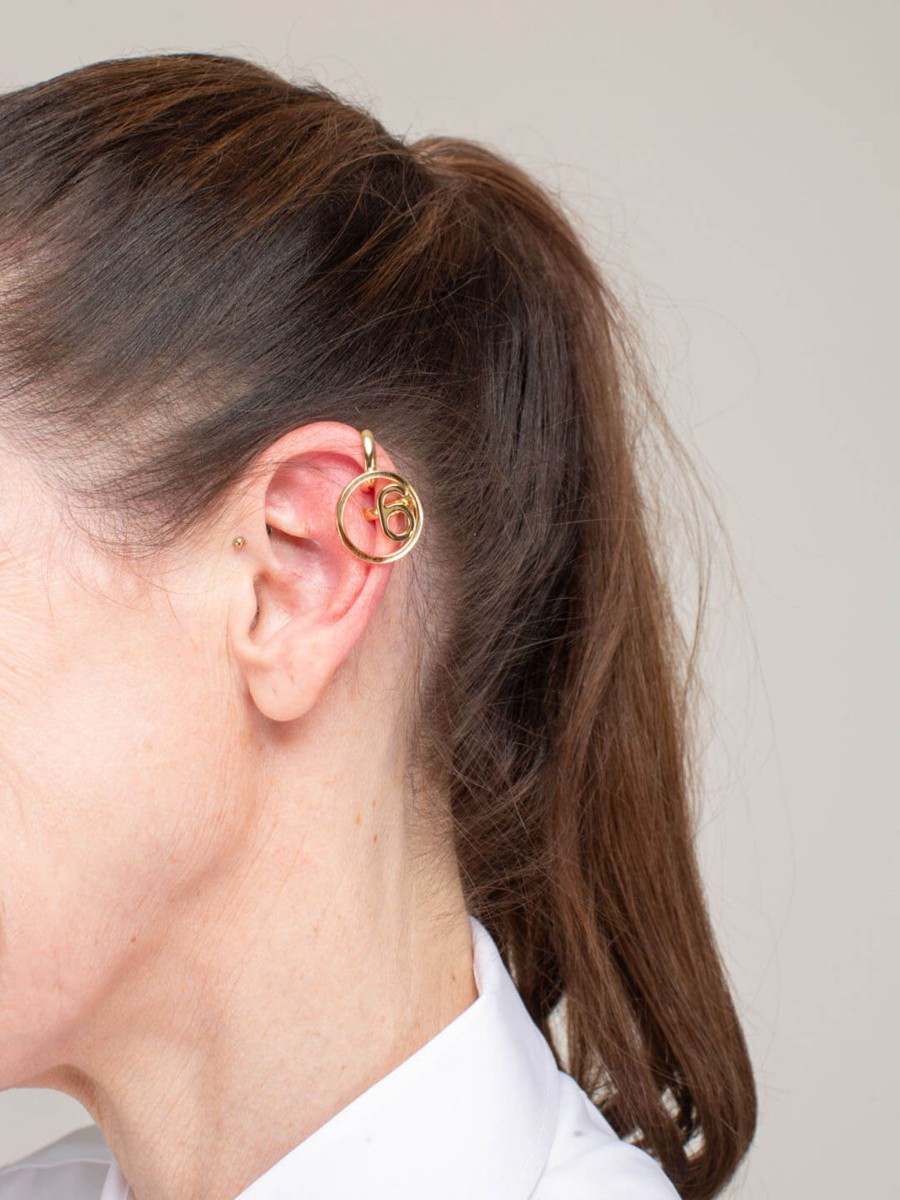 Sieraden | MM6 Margiela Earcuff Earring Pairplated