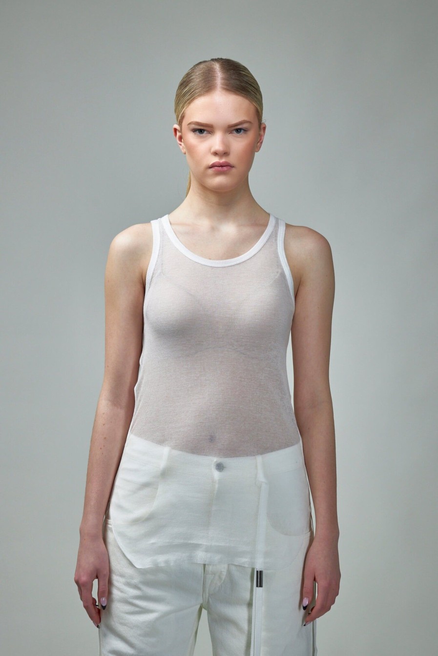 Tanks Tops | Ann Demeulemeester Mara Wrinkled Cropped Tank Top