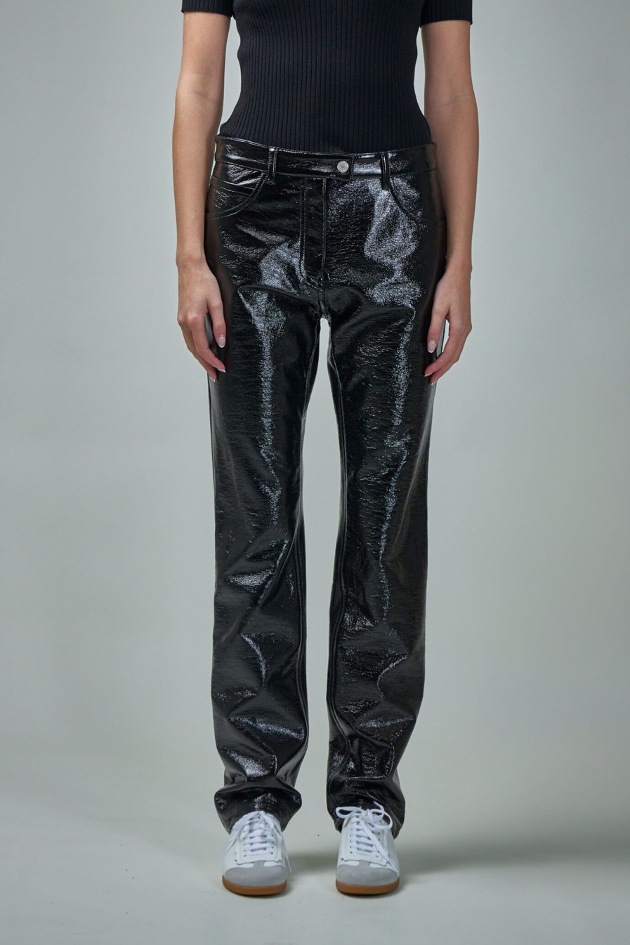 Broeken | Courrèges Reedition 5-Pocket Vinyl Pants