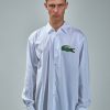 Overhemden | Comme des Garçons Shirt x Lacoste Comme Des Garcons Shirt X Lacoste Men Shirt Woven