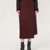 Rokken | Haider Ackermann Pencil Skirt Amalfi Chocolat