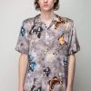 Overhemden | Nahmias Butterfly Silk S/S Button Down