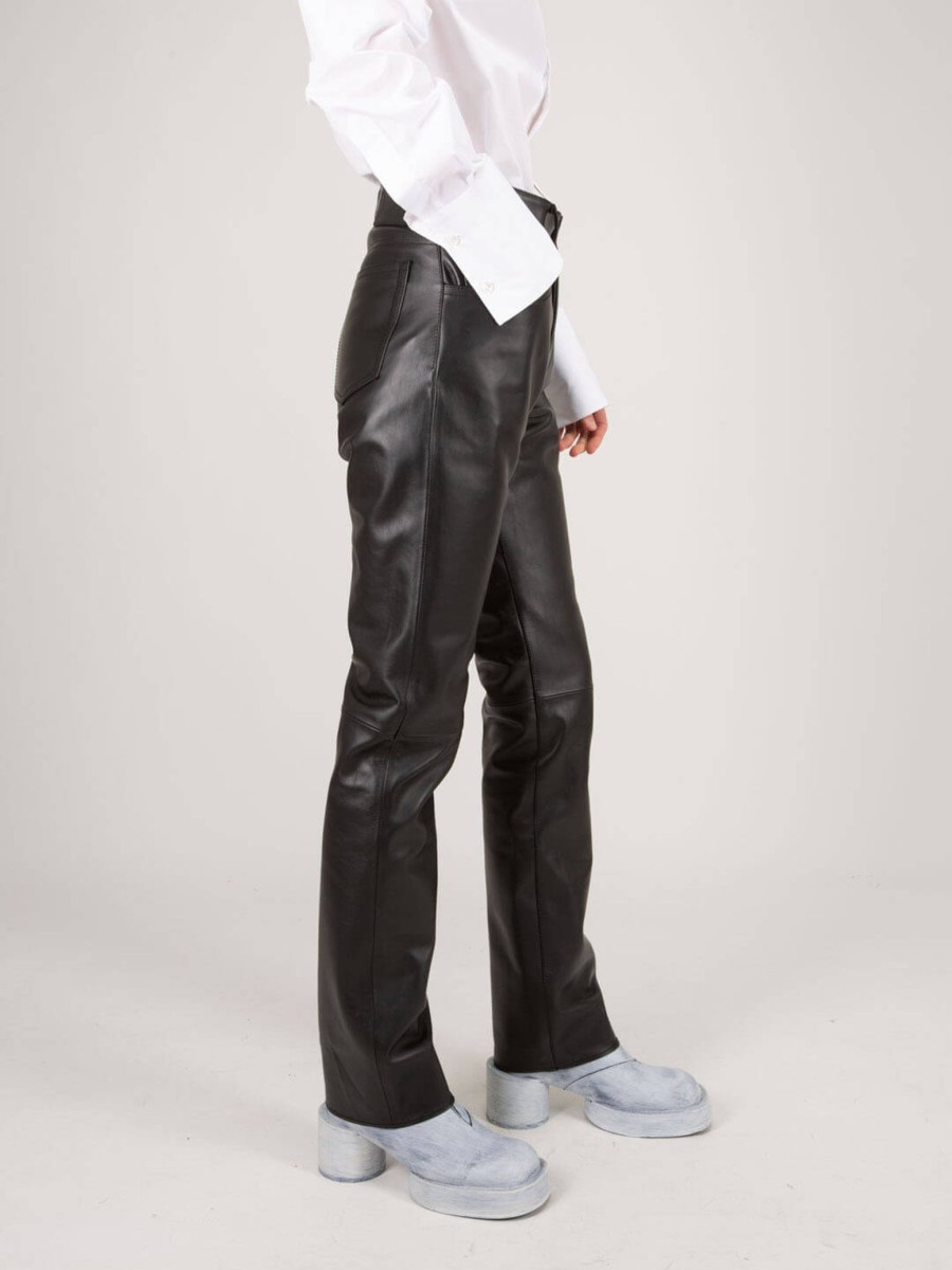 Leren Broeken | MM6 Margiela Pants 5 Pockets