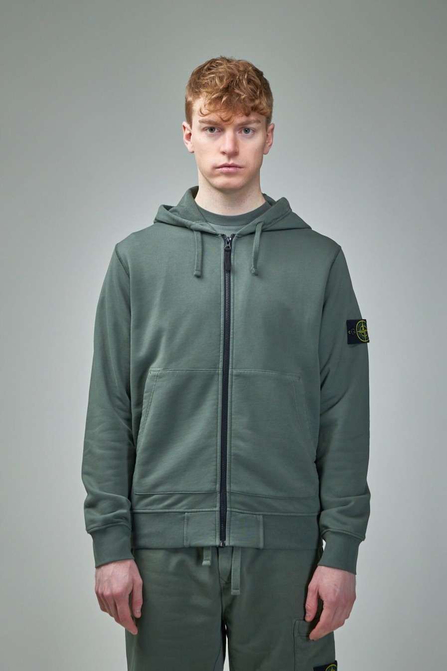 Hoodies & Vesten | Stone Island Hooded Full-Zipper Sweatshirt