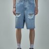 Korte Broeken | Vetements Vetements Destroyed Baggy Shorts