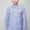 Overhemden | PLAY Comme des Garçons Mens Shirt Woven Stripe