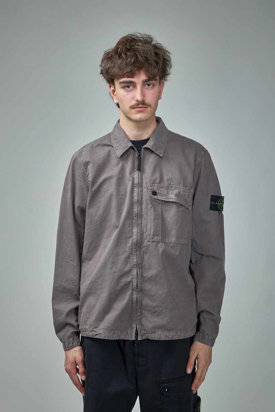 Hoodies & Vesten | Stone Island 119Wn 'Old' Treatment Overshirt