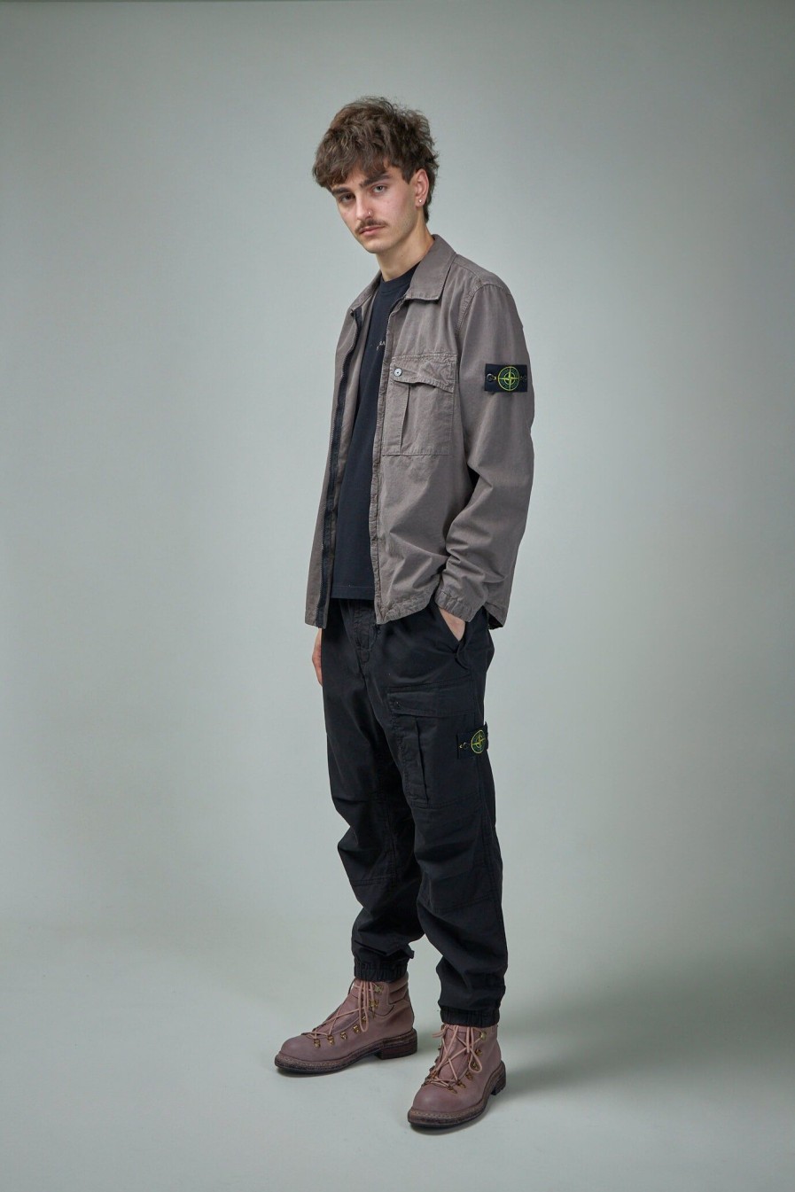 Hoodies & Vesten | Stone Island 119Wn 'Old' Treatment Overshirt