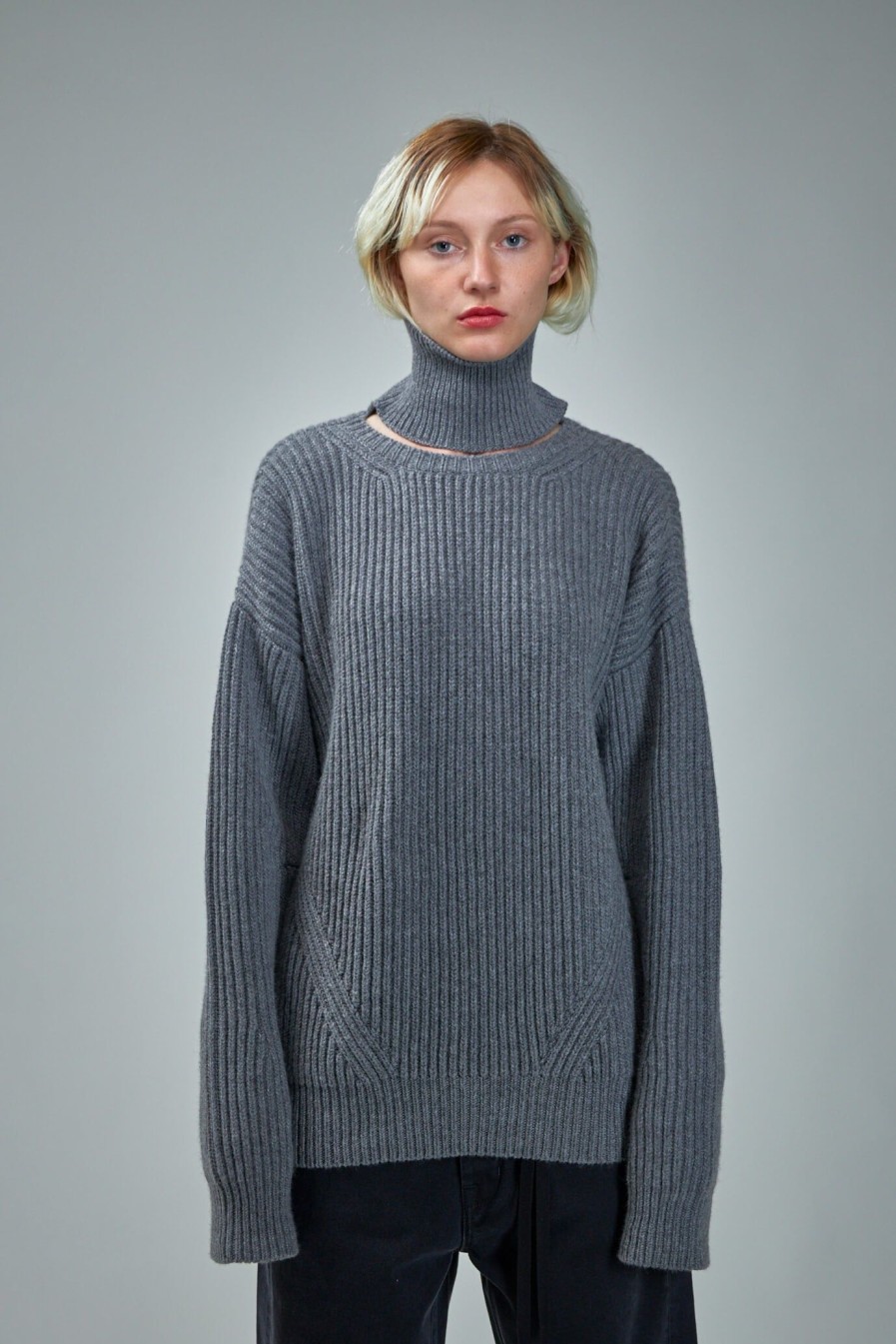 Coltruien | Ann Demeulemeester Ulla High Neck Oversize Jumper