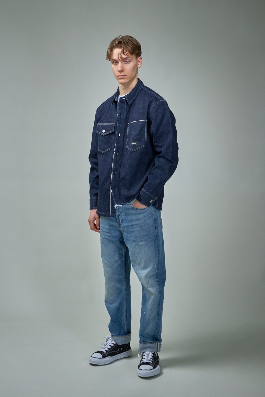 Overhemden | Denham Land Denim Overshirt