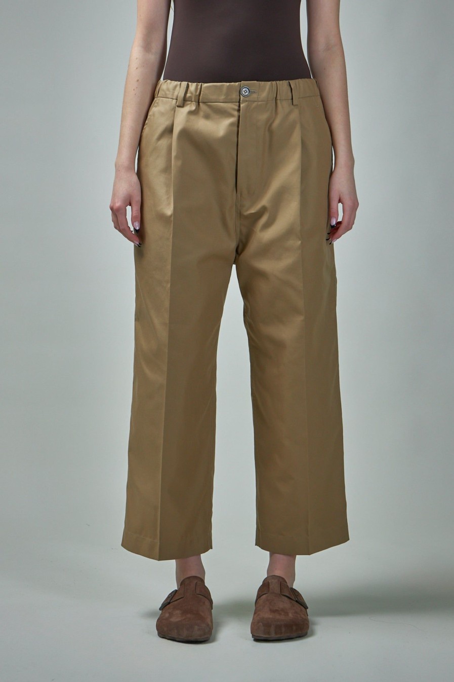 Broeken | Sofie D'Hoore Darted Pants With Elastic Waistband Woven