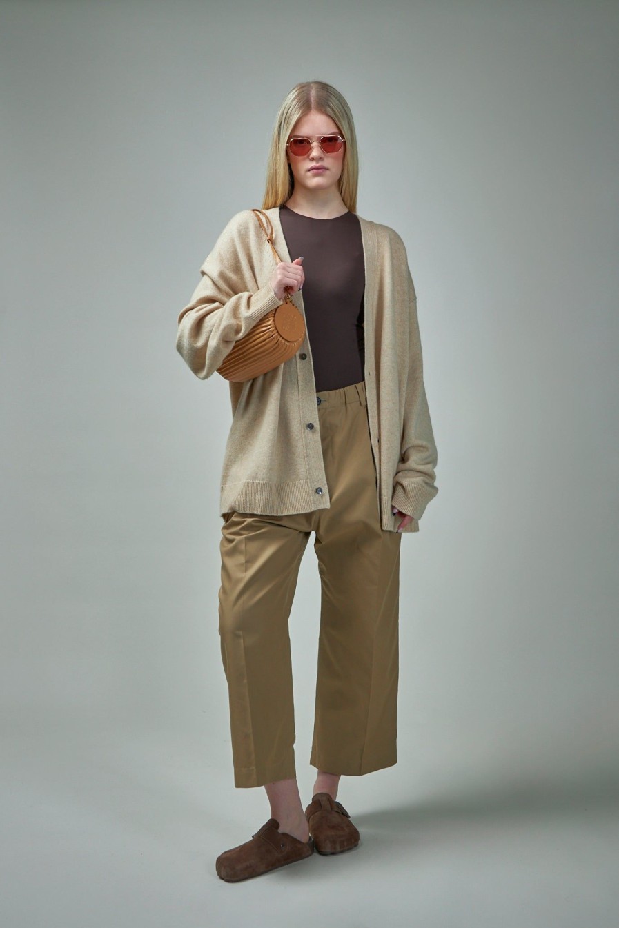 Broeken | Sofie D'Hoore Darted Pants With Elastic Waistband Woven