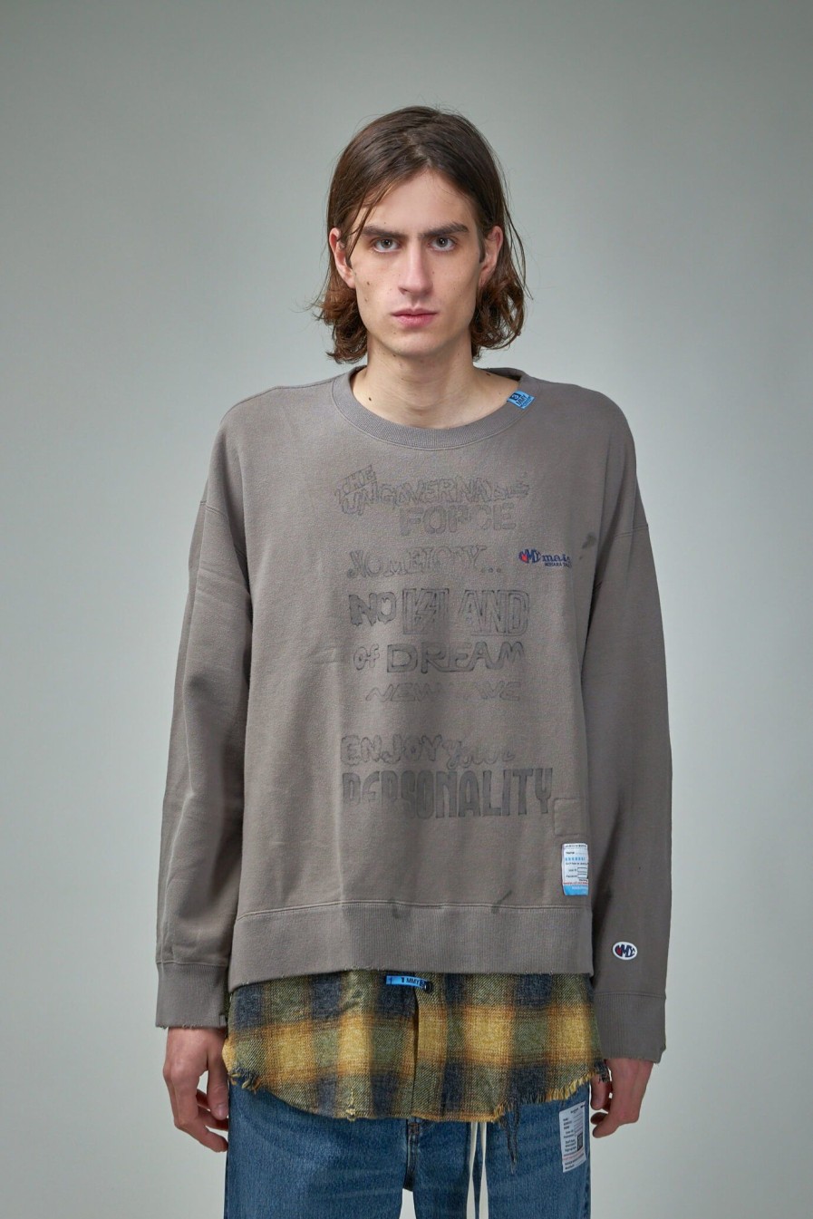 Truien | Maison Mihara Yasuhiro Shirt Combined Pullover