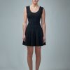 Jurken | Alaïa Short Dress Optical Frills