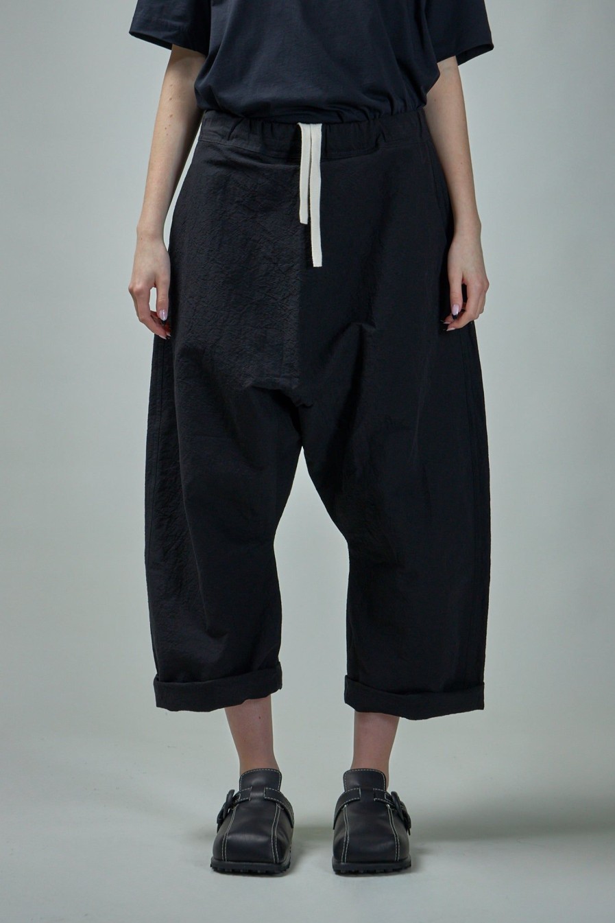 Broeken | Sofie D'Hoore Relaxed Extra Low Crotch Pants Woven