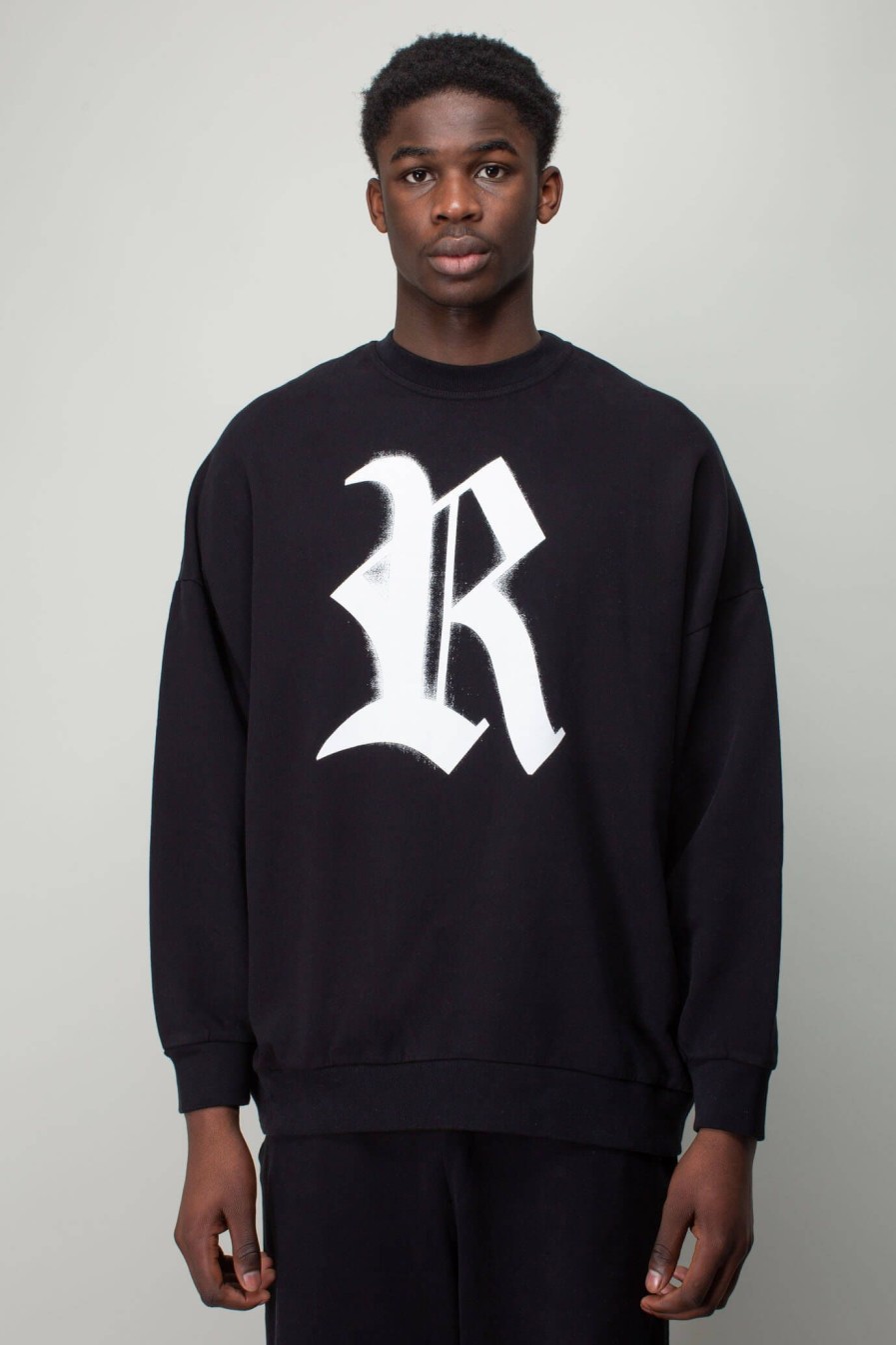 Sweatshirts | Raf Simons Oversized Crewneck Sweater With R Print