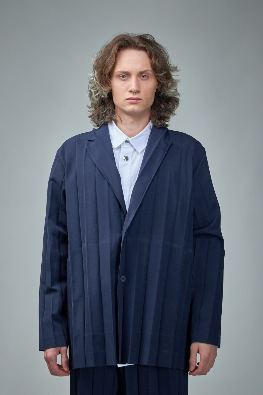 Pakken & Blazers | Homme Plissé Issey Miyake Edge Ensemble Jacket