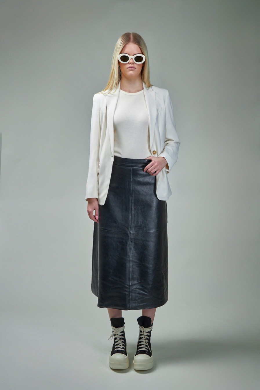 Rokken | DAY Birger et Mikkelsen Gardenia Leather Skirt