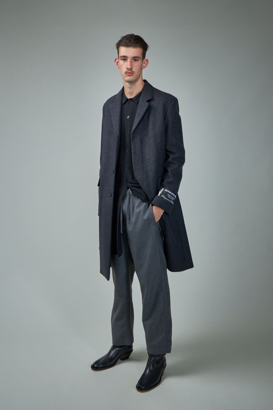 Jassen | Acne Studios Single-Breasted Wool Blend Coat