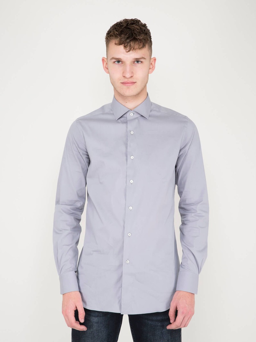 Overhemden | Xacus Business Tailor Fit Stretch Shirt