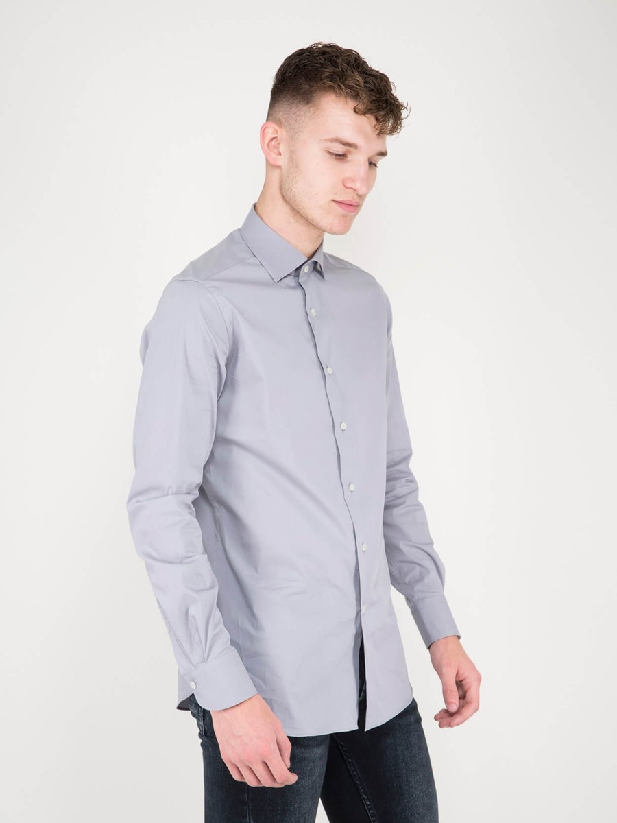 Overhemden | Xacus Business Tailor Fit Stretch Shirt