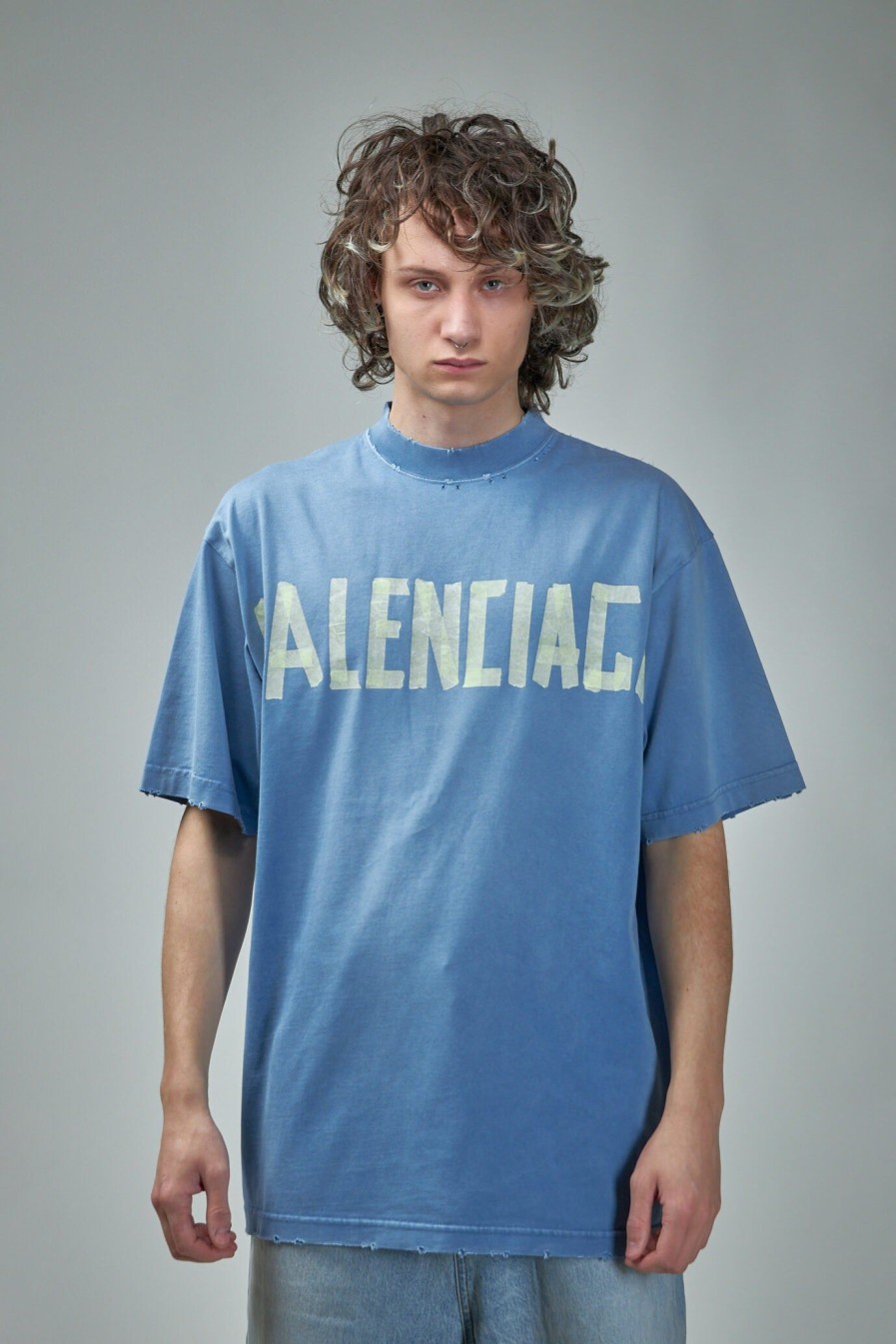 T-Shirts | Balenciaga Tape Type Medium Fit T-Shirt