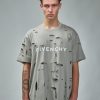 T-Shirts | Givenchy Archetype Oversized T-Shirt With Destroyed Effects