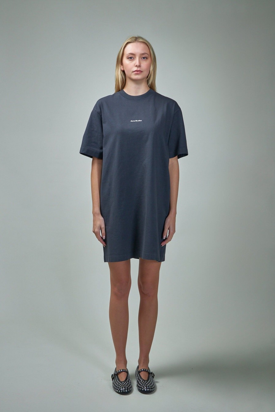 Jurken | Acne Studios Logo T-Shirt Dress