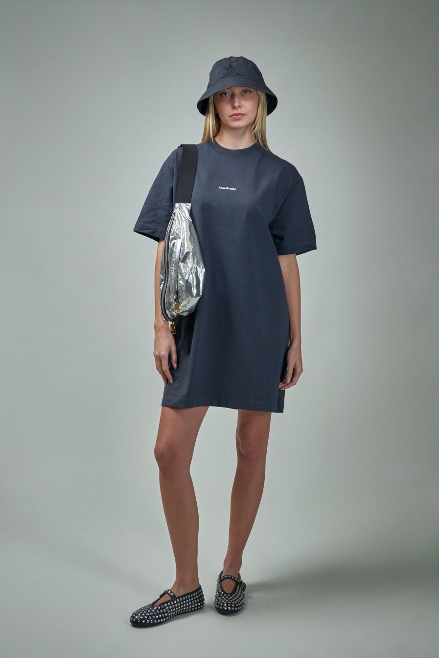 Jurken | Acne Studios Logo T-Shirt Dress