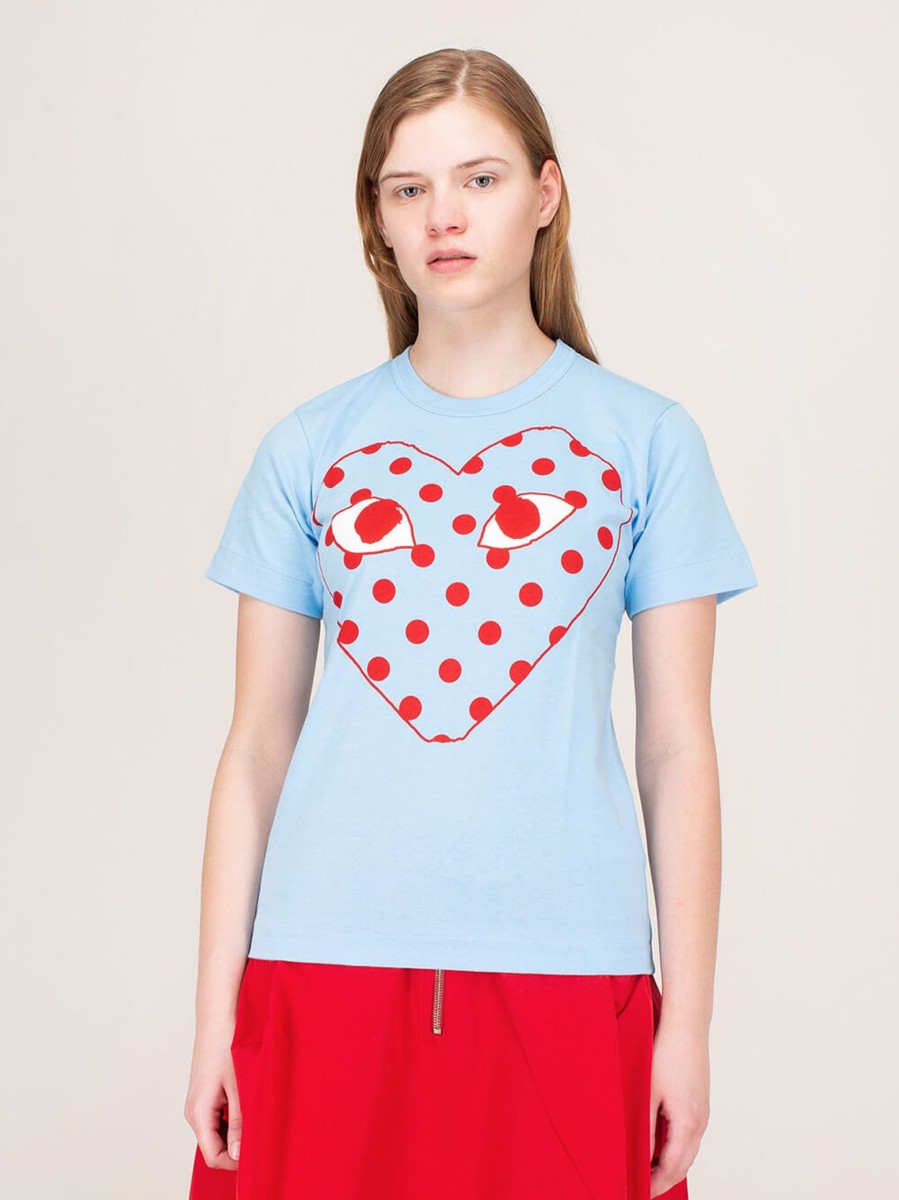 T-Shirts | PLAY Comme des Garçons Ladies T-Shirt Polkadot