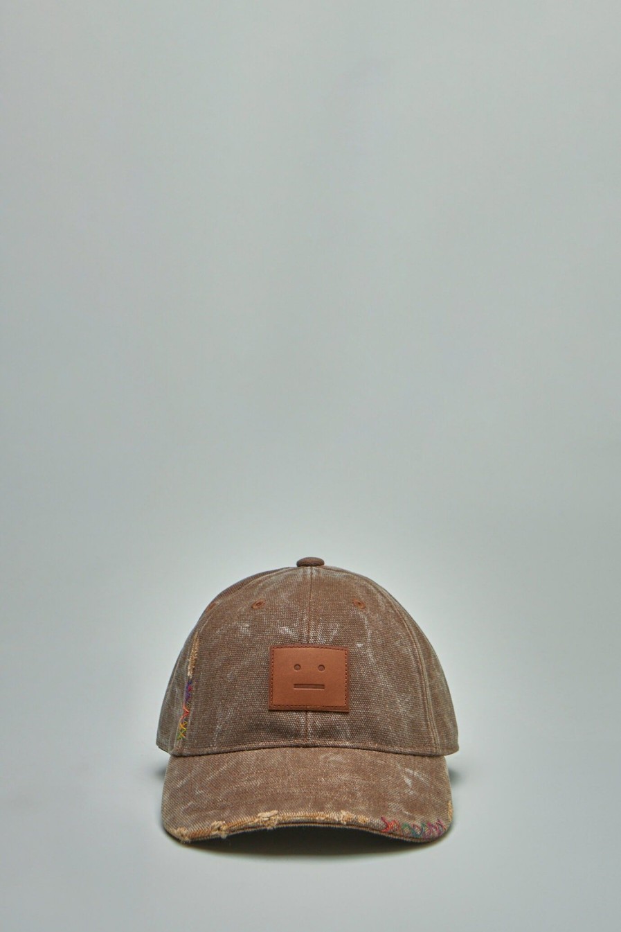 Hoeden | Acne Studios Leather Face Patch Cap