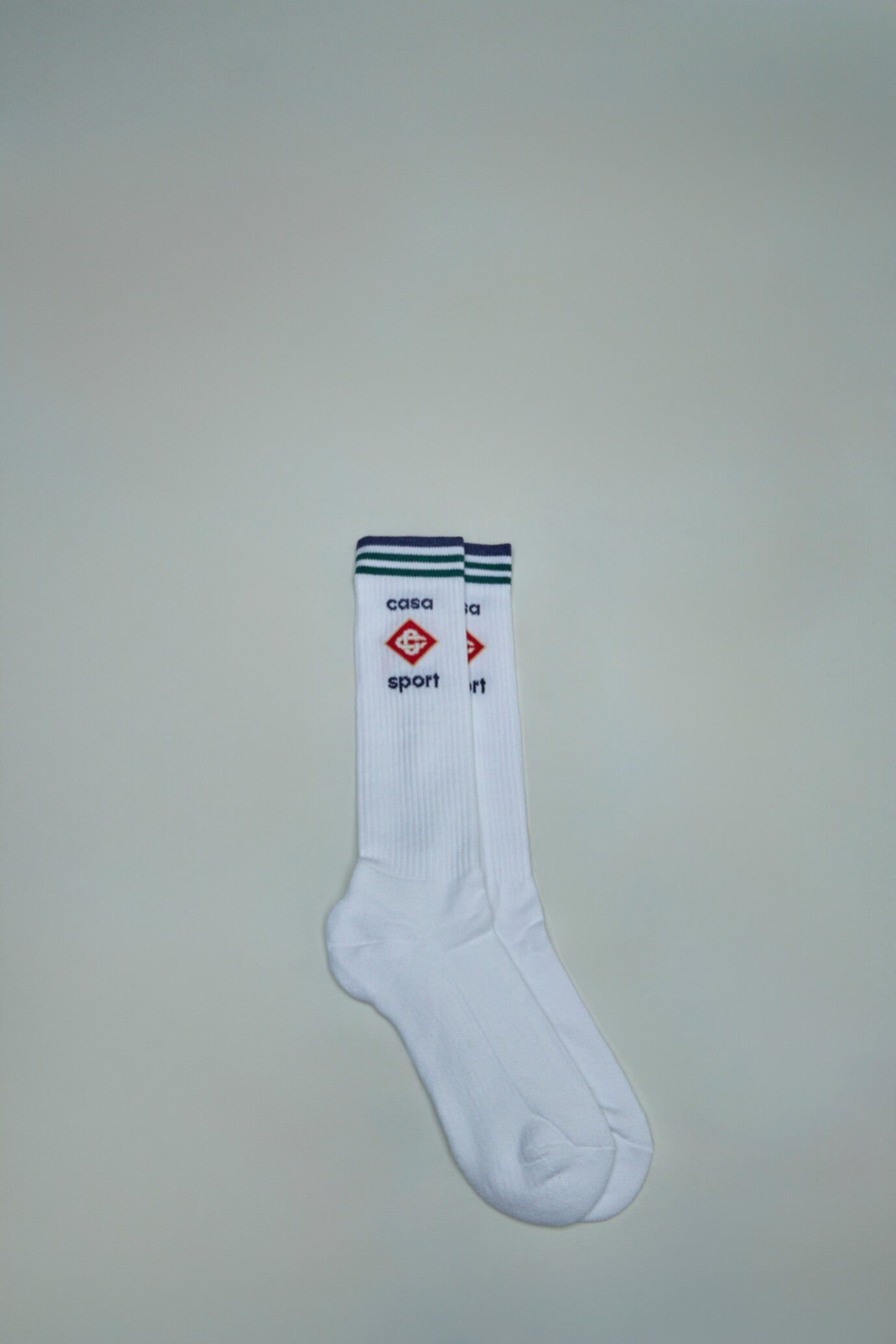 Sokken | Casablanca Mid Calf Ribbed Sport Sock