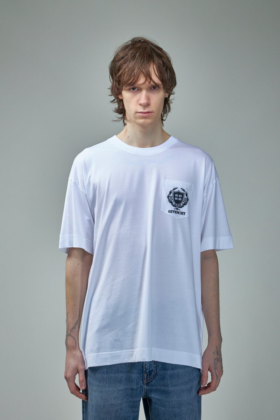 T-Shirts | Givenchy Casual Short Sleeve Front Pocket Base