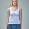 Tanks Tops | Marine Serre Organic Cotton Rib 2X2 Tank Top