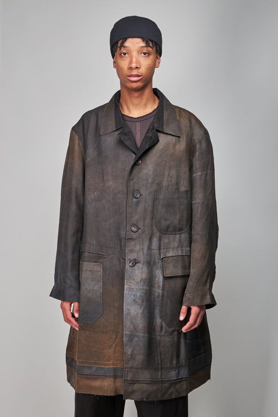 Jassen | Ziggy Chen Classic Workers Coat, Brown