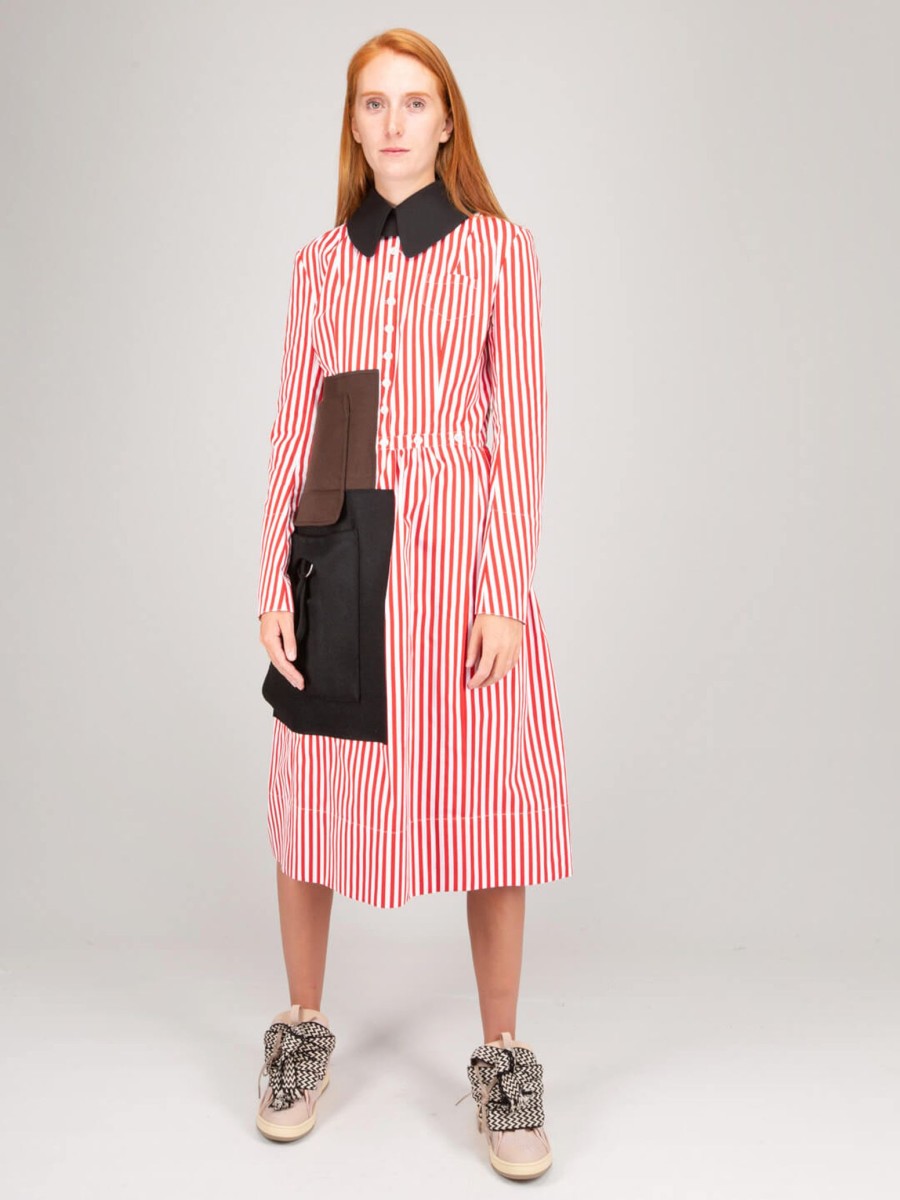 Jurken | Maison Margiela Striped Dress