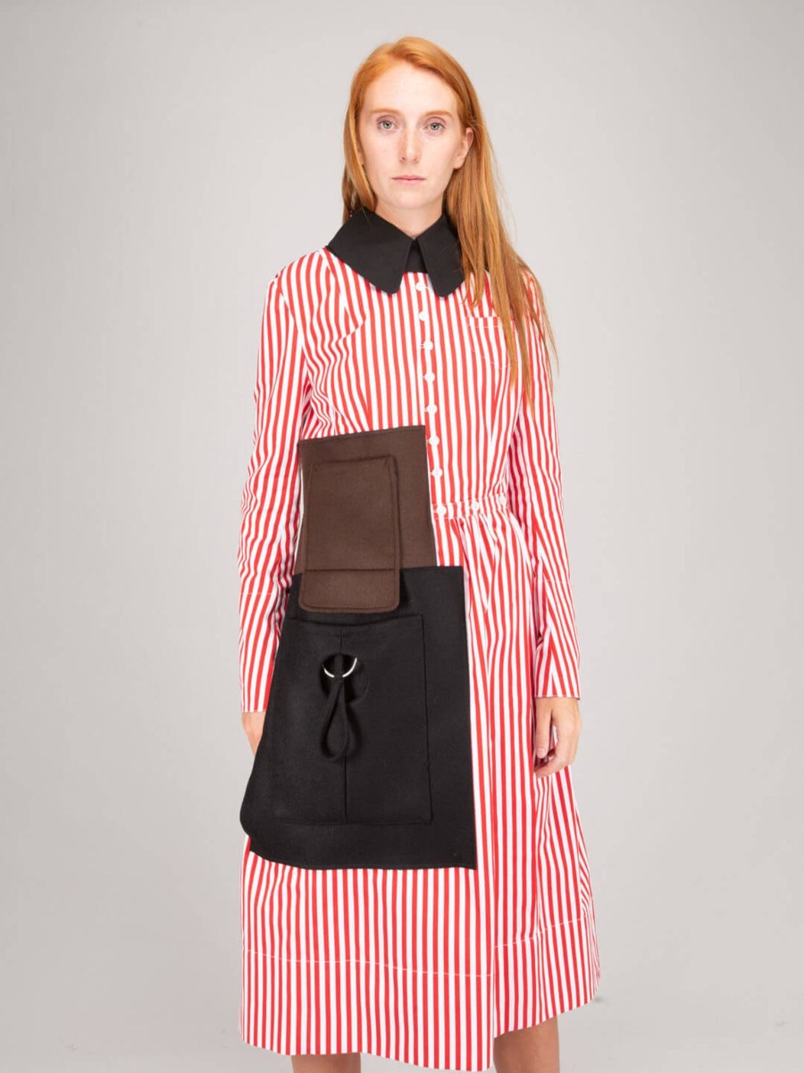 Jurken | Maison Margiela Striped Dress