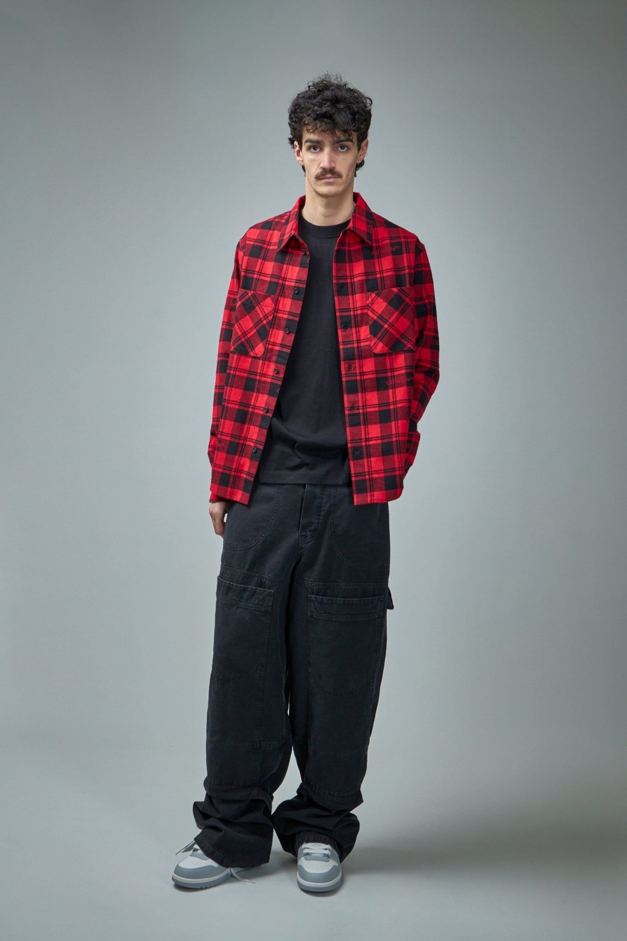 Bloesjes & Overhemden | Off-White Check Flann Shirt