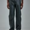 Broeken | Bottega Veneta Trousers Leather Intrecciato