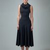 Jurken | Alaïa Hooded Dress Matt Viscose