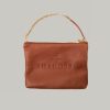 Clutches En Etuis | Rhanders Anna Logo Pouch Cognac