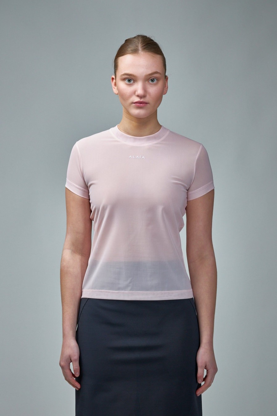 T-Shirts | Alaïa T-Shirt Light Stretch Tulle