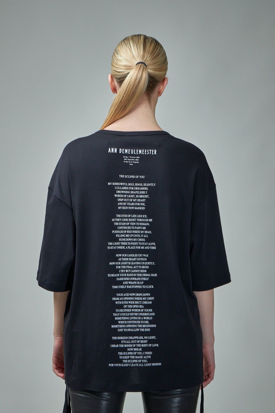 T-Shirts | Ann Demeulemeester Aga High Comfort T-Shirt